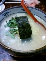 「とりそば大盛り+蛍ご飯」@中華そば 螢の写真