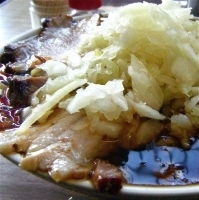 「チャーシュー（￥700）薬味（¥50）」@梅乃家の写真