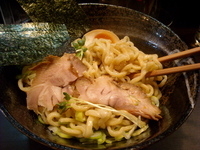 「油めん（並盛り）（ニンニク抜き）」@つけ麺・油めん 大地 田無店の写真