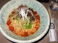 「胡麻の旨辛そば 900円」@与ろゐ屋の写真