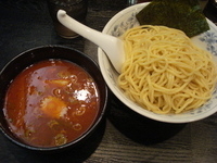 「辛つけめん（辛さ3、同額で350グラムを選択）」@大勝軒 まるいち 新宿店の写真