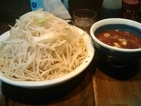 「味噌辛つけめん（特盛、野菜増し）」@つけめん らーめん 荒海の写真