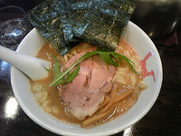 「醤油ラーメン大盛味付け卵付き」@くわいの写真