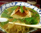 「ばんどうひざくりげラーメン 750円」@がんこや かるがんラーメン 千代田本店の写真