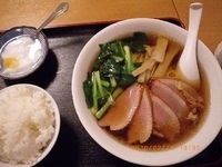 「合鴨タン麺セット」@翔威飯店の写真