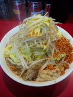 「豚ラーメン ヤサイカラアゲ【850円】」@千里眼の写真