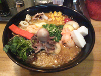 「海鮮豚骨ラーメン（700円）」@肥後っ子 大石家の写真