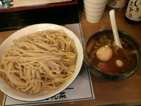 「つけ麺・大盛（400g）+旨玉」@本枯中華そば 魚雷の写真