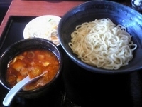 「野菜辛つけ麺（大盛り）」@つけ麺 さとう 豊洲店の写真