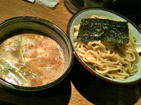 「煮干つけ麺（中盛無料）750円」@麺屋ジャイアンの写真