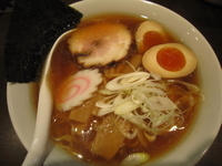 「味玉中華そば+炙りチャーシュー丼（750円+200円）」@風味堂の写真