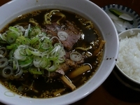 「中虎+小ライス（ランチサービス）」@中華そば 虎矢の写真