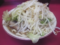「ミニラーメン600円（野菜、にんにく）」@ラーメン二郎 大宮店の写真