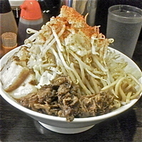 「ラブメン（小・野菜増し・ニンニク少し・唐辛子少し￥680→1周年」@ラブメン 楽々の写真