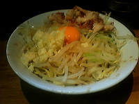 「油そば（ニンニク）」@ラーメン髭の写真