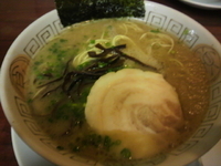 「らーめん（バリカタ）+替え玉（ハリガネ）」@博多長浜らーめん 楓神の写真