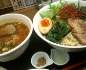 「辛つけ麺830円」@丸直の写真