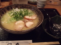 「鷄らーめん」@炭焼き地鶏 門扇 本店の写真