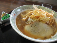 「ネギ味噌ラーメン〔580円〕」@釈迦堂PA（下り） 釈迦堂ラーメン食堂の写真