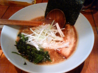 「鶏だしラーメン」@らーめん処 ○はの写真