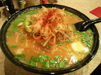 「もつ味噌らーめん（800円）」@麺王 柏東口店の写真