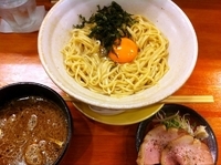 「釜玉つけ麺・大盛」@麺元素の写真