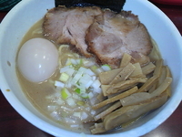 「魚介そば+特製」@麺家 一鶴の写真