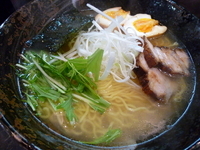 「鶏塩らあめん（+味玉&大盛り）」@らーめん 壱丁の写真