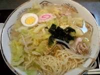 「タンメン 650円」@そば処 さか本の写真