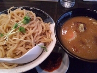 「濃厚煮干つけ麺・ほぐし豚・辛味」@つけ麺 弐☆゛屋の写真