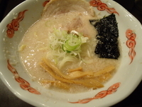 「背脂塩ら～めん（太麺・硬め・普通） 650円」@らーめん福たけ 富里店の写真