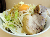 「油そば（ニンニク）750円」@自家製ラーメン 大者の写真