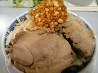 「うま節めん 700円 ニンニク多め。」@鶏とふじの写真