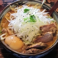 「海の味玉焼豚味噌そば  大盛り」@中華そば 螢の写真