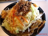 「味噌ごじ麺+トッピング野菜」@らーめん・つけめん 満帆 太田本店の写真