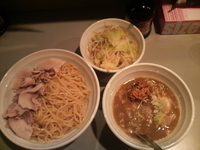 「肉野菜つけ麺・大盛」@つけめん勝の写真