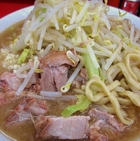 「ラーメン（麺少なめ）ニンニク 650円」@ラーメン二郎 松戸駅前店の写真