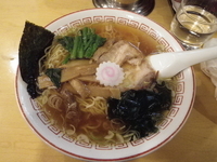 「Aセット（ラーメン+餃子セット）」@清華ラーメンの写真