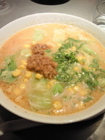 「ぼくの味噌らーめん」@らあめん花月嵐 松戸西口店の写真