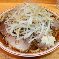 「チャーシューメン（750円）+ニンニク少なめ」@ラーメン二郎 環七新代田店の写真