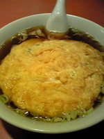 「かに玉子のそば￥900」@蓬莱閣の写真