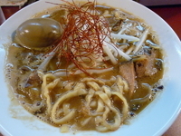 「濃厚 （味噌魚介系）（+味玉）」@麺一盃の写真