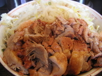 「豚そば肉W入り （ネギ増し） ￥980」@大盛軒の写真