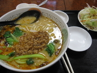 「ランチメニュー、坦々麺点心セット750円」@上海亭 五反野本店の写真