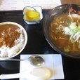 カレーセット（ラーメン&カレー&おつけもの）700円