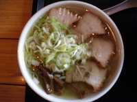 「中華そば専門 田中そば店 喜多方風肉そば （ハーフサイズ）」@新!東京らーめんチャンピオンの写真