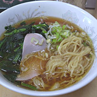 「正油ラーメン、250円」@食事処 禅の写真