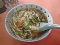 「サンマー麺+餃子」@華楽の写真