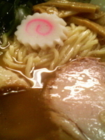 「特製中華そば（特盛り）+ハートランドビア+おつまみセット=￥20」@中華めん処 道頓堀の写真