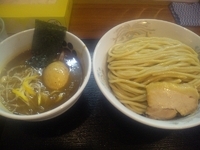 「つけそば大盛り+半熟味玉」@市川ウズマサの写真